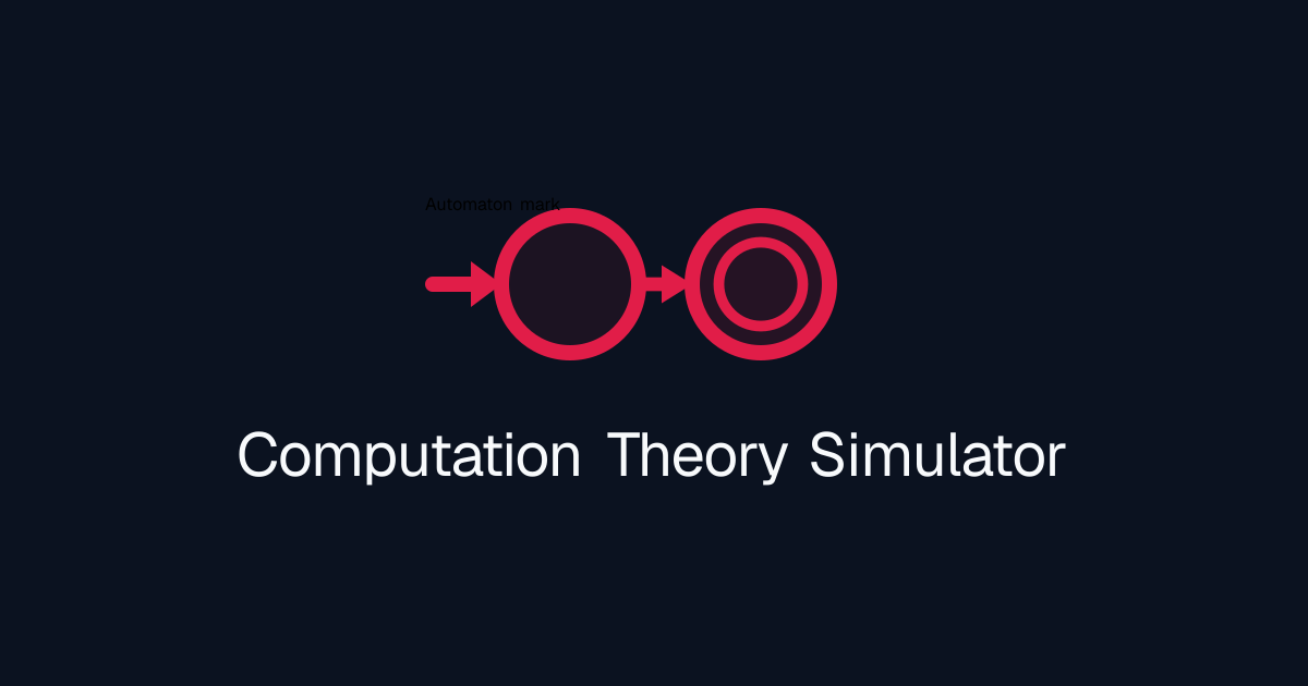I built a canvas simulator for automata theory: DFA/NFA/PDA/Turing machines, regex to NFA conversion